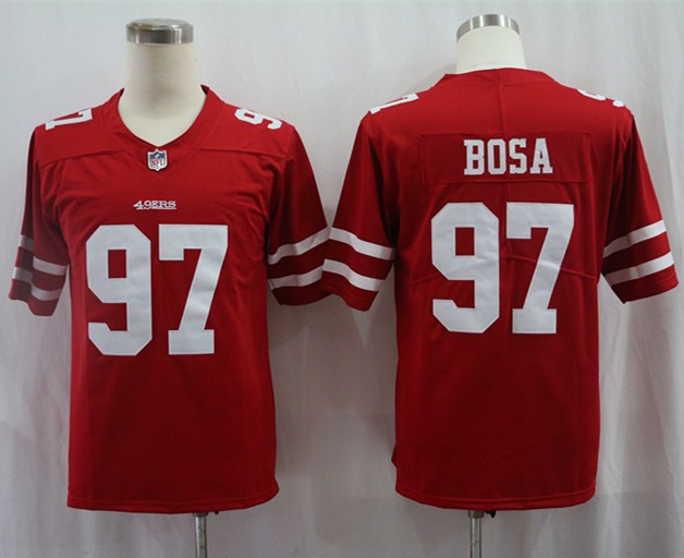 Men's San Francisco 49ers #97 Nick Bosa Jersey Red